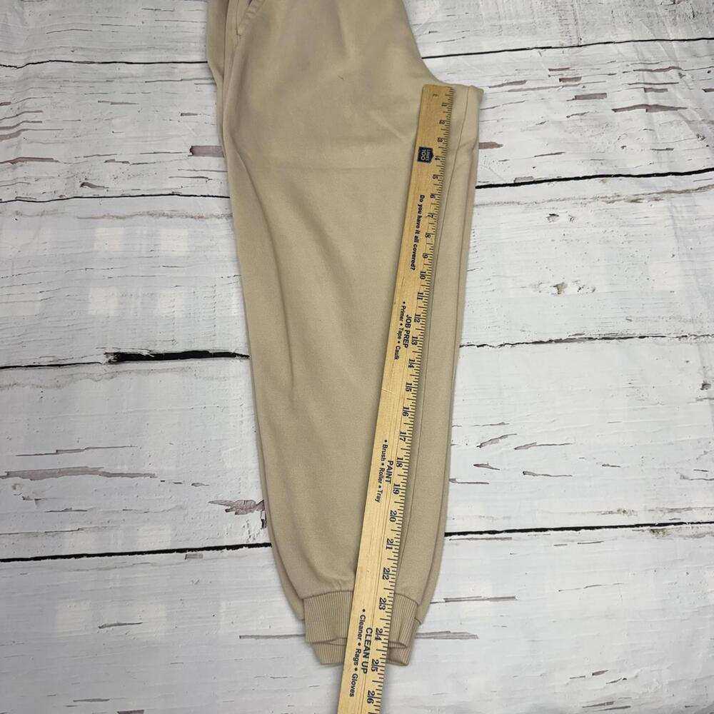 Nike‎ Jogger Sweatpants Fleece Lined Cotton Blend Tan XL Streetwear - Picture 3 of 9